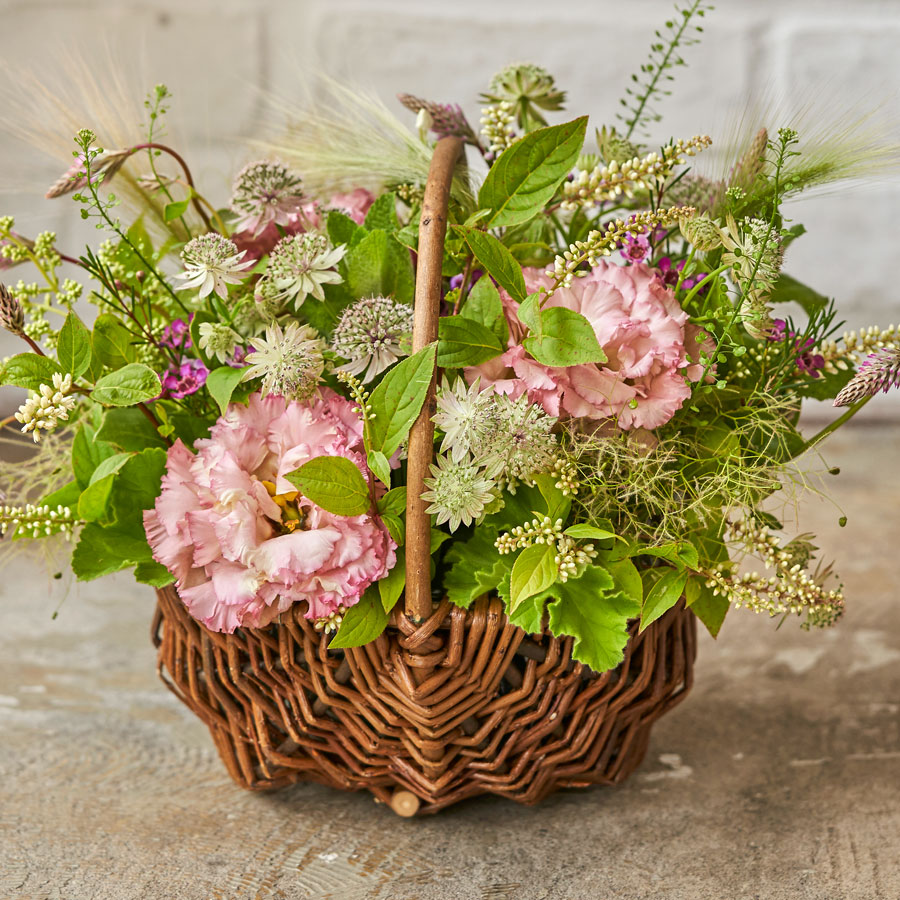 季節のバスケットアレンジメント｜M