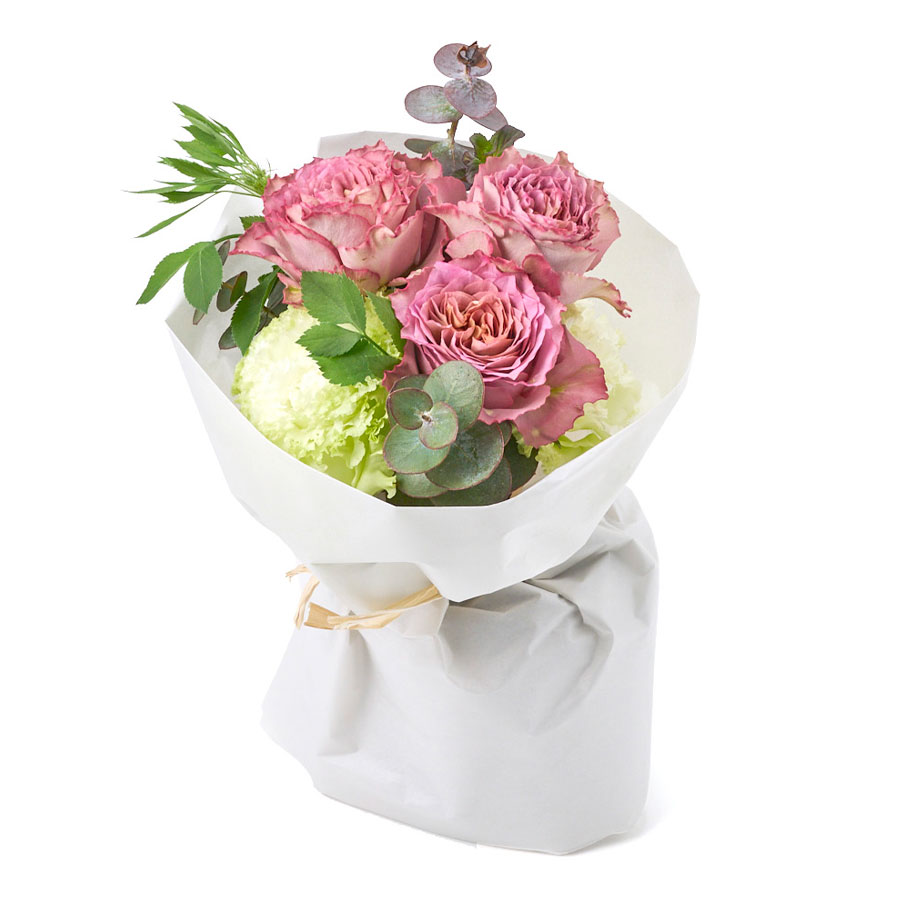 アンティークカラーのローズブーケ｜S｜須藤バラ園