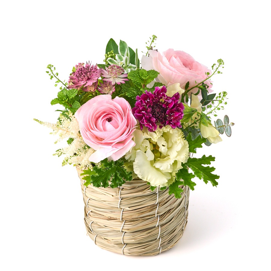 春花のアレンジメント｜Pink｜S