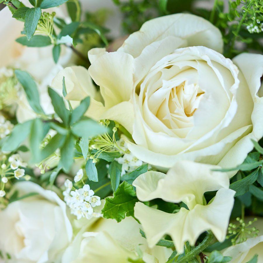 春のローズブーケ｜White