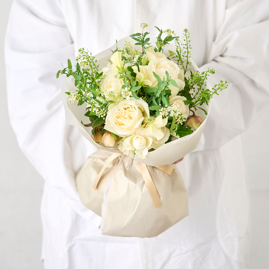 春のローズブーケ｜White