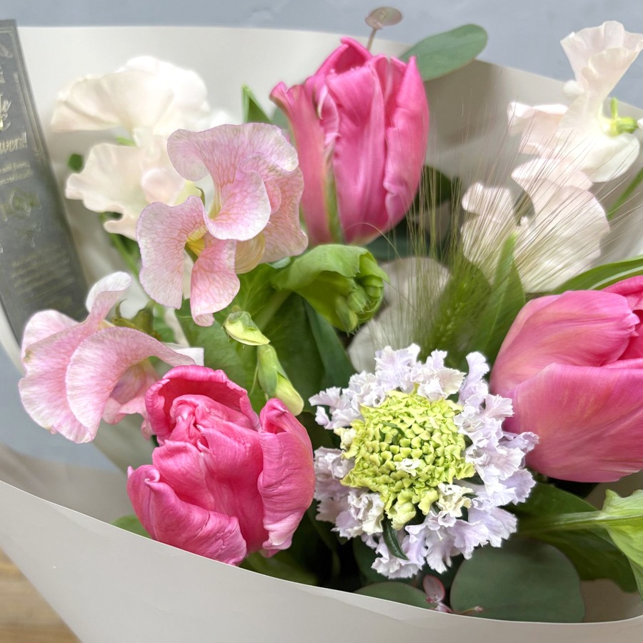 春のギフトブーケ｜Pink｜S