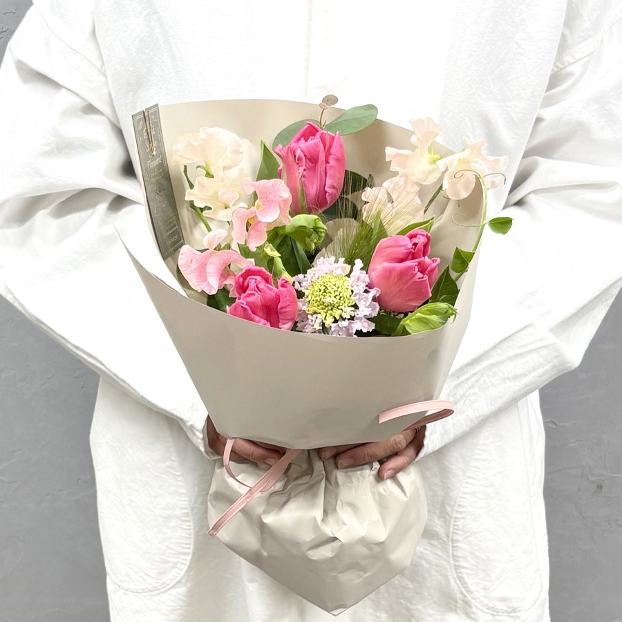春のギフトブーケ｜Pink｜S