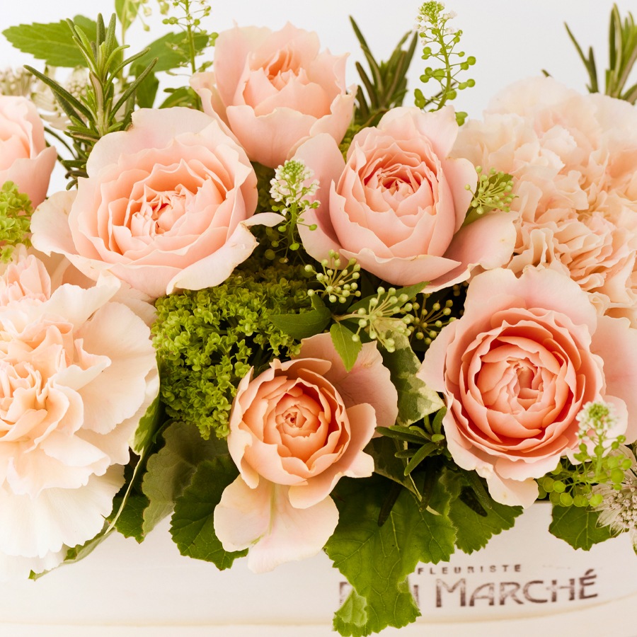 【母の日】スプレーバラとカーネーションのアレンジメント｜Orange｜5/7～10お届け