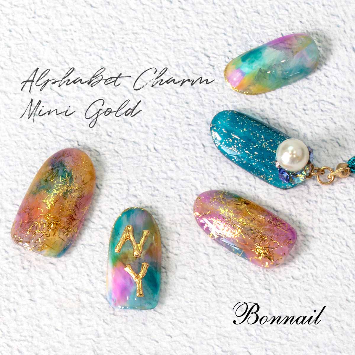 Bonnailアルファベットチャームミニ ゴールド