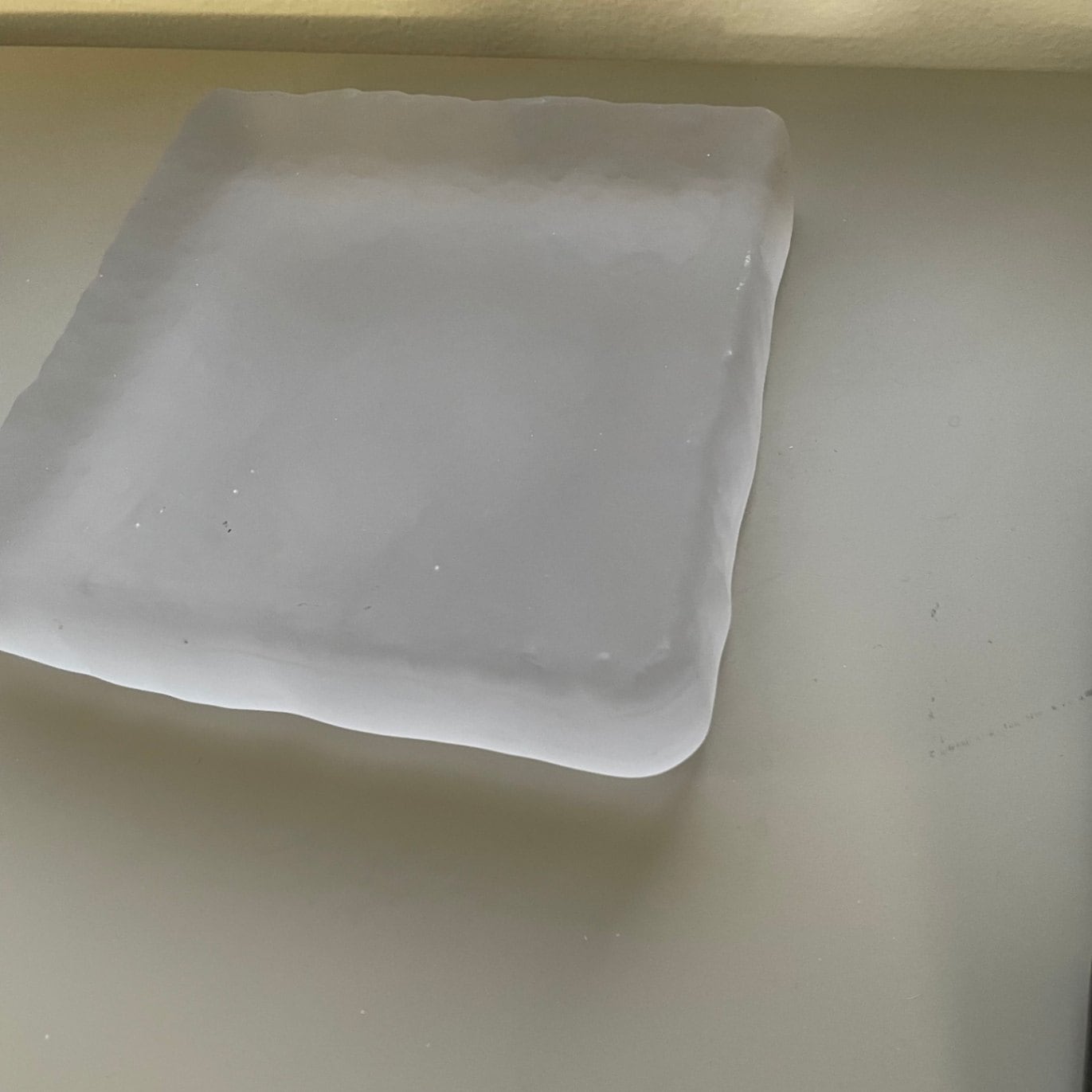 【取り寄せ商品】フロステッド ガラススクエアプレート