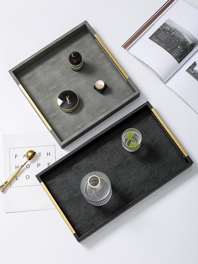 【取り寄せ商品】クリアハンドル レザートレー