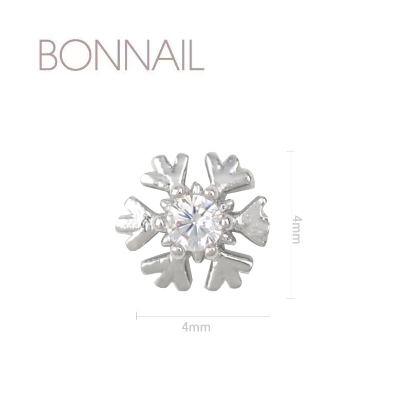 Bonnailクリスマスパーツ タイニースノーフレーク silver