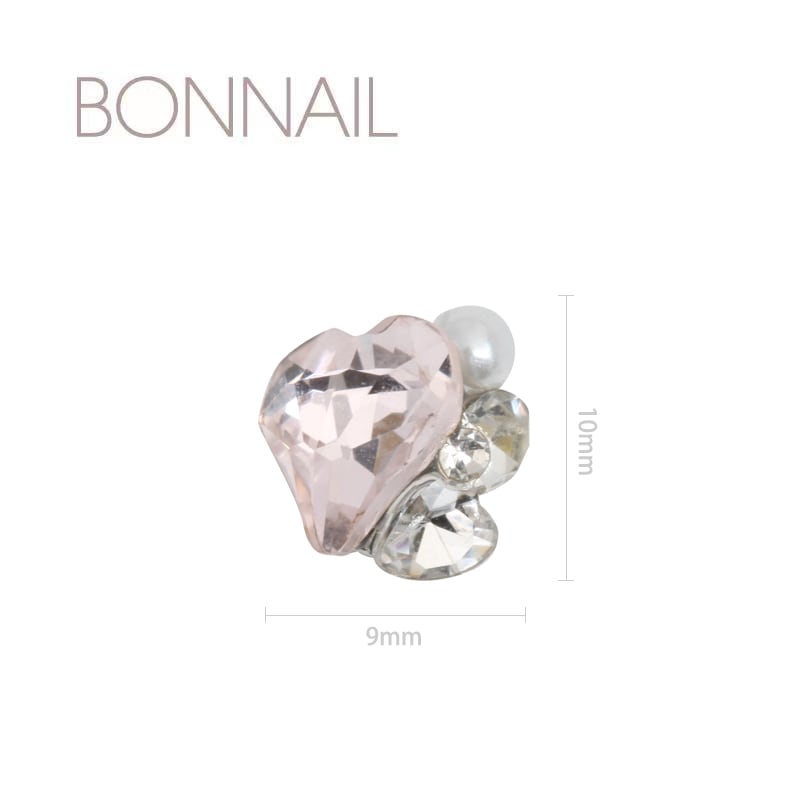 Bonnailパーツ ハートビジューミックス ＃5