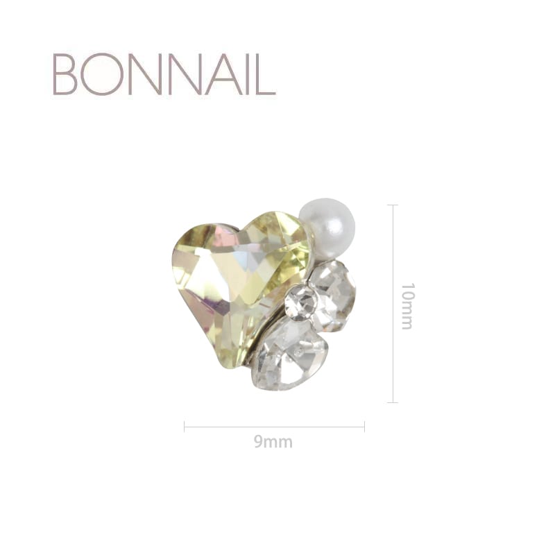 Bonnailパーツ ハートビジューミックス ＃6