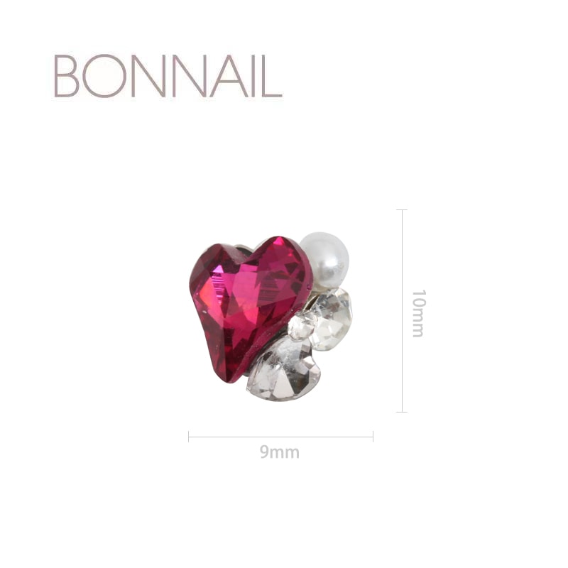 Bonnailパーツ ハートビジューミックス ＃7
