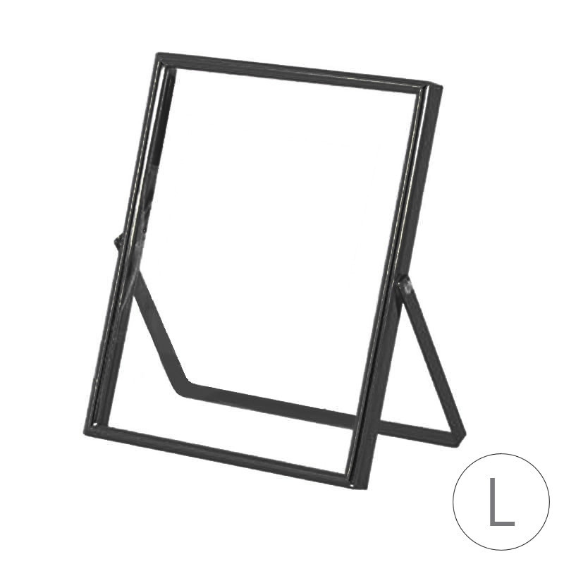 Bonnail_salonブラックフレーム ディスプレイスタンドL
