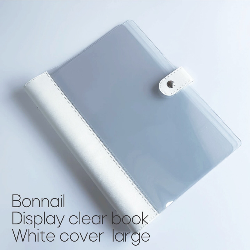 BonnailディスプレイクリアBOOKホワイトカバー large