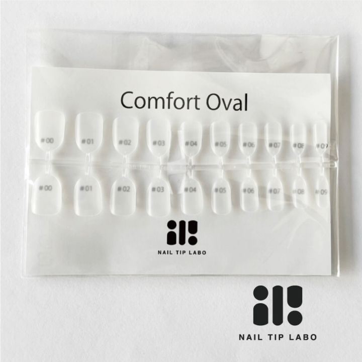 NAIL TIP LABO comfort oval fitting set