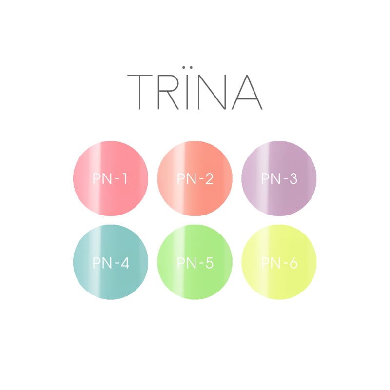 TRINA トリネ カラージェル パステルネオンセット