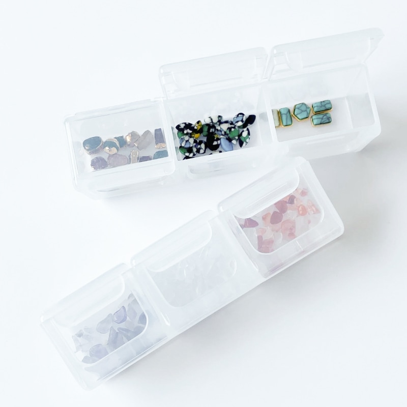 ボンネイル ジェルネイル パーツ ケース 容器 サロン 保管@Bonnail