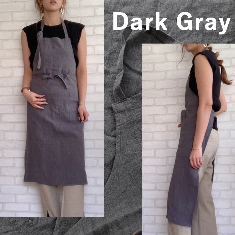 Bonnail_salonリネンエプロン サーラ