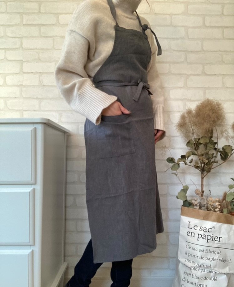 Bonnail_salonリネンエプロン サーラ