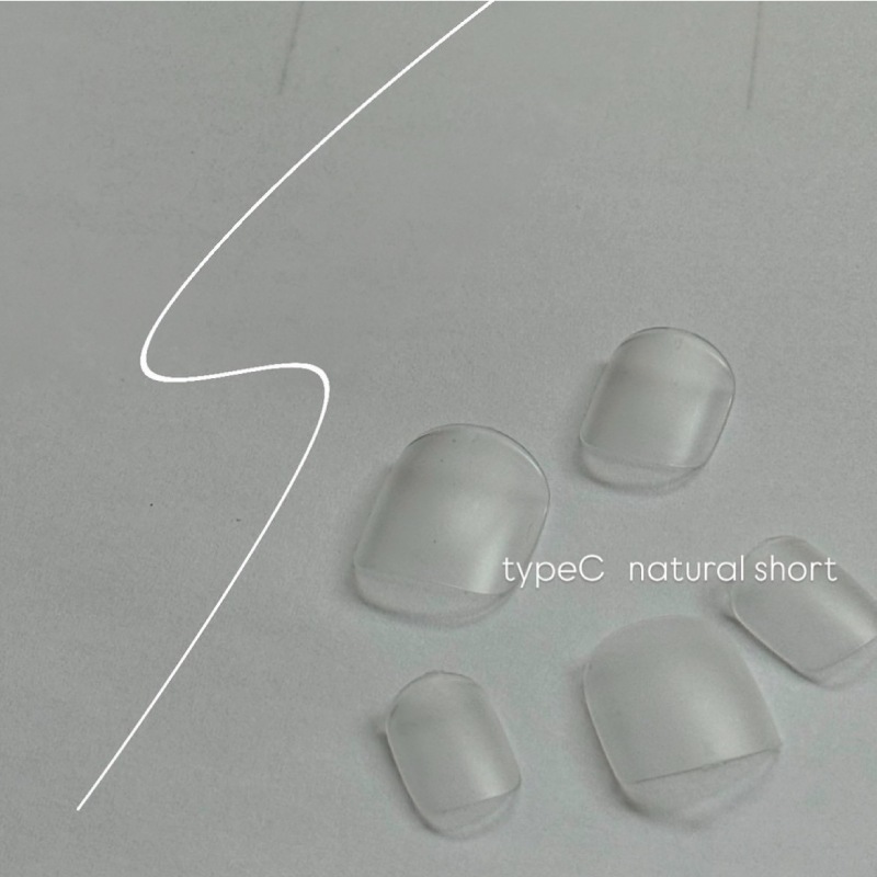 NAIL TIP LABO Natural Short