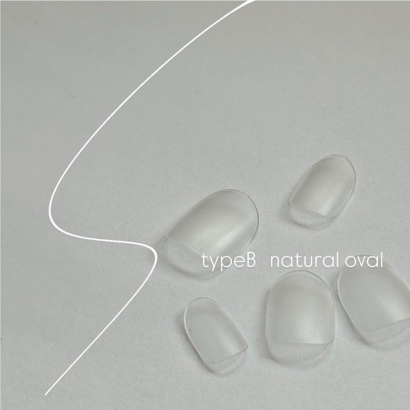 NAIL TIP LABO Natural Oval