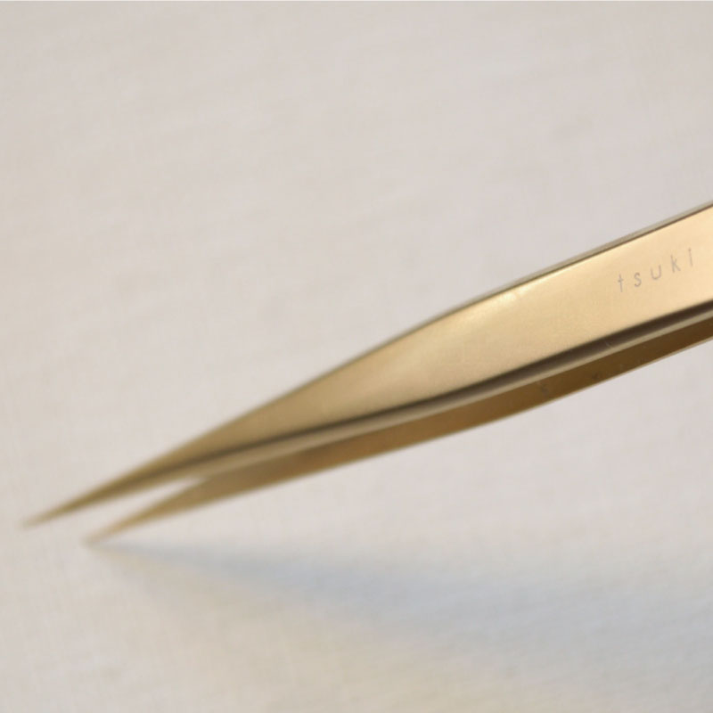 Bonnail×tsuki rutile tweezers
