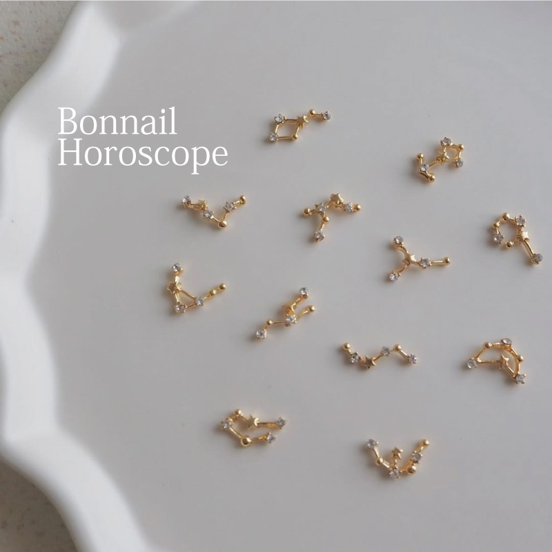 ボンネイル ジェルネイル パーツ メタル ジュエリー 星座 ストーン 星 モチーフ Bonnailホロスコープパーツg アート用品 ネイルパーツ ジュエリーパーツ Bonnail Online