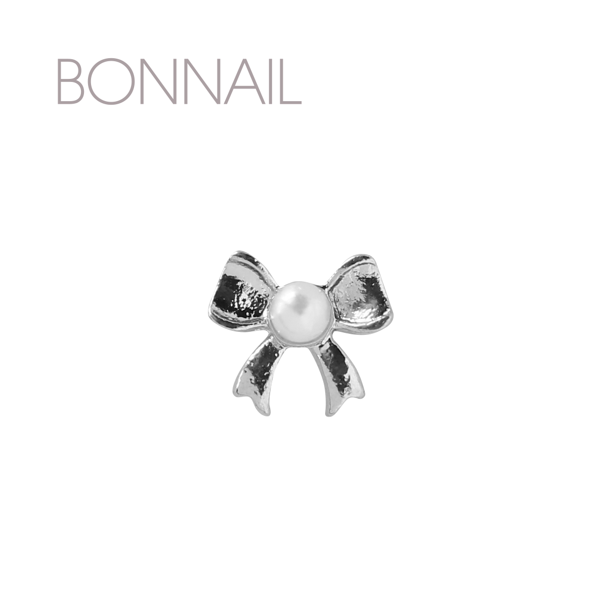 Bonnail パールリボン シルバー