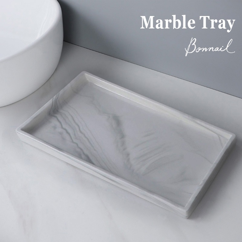 Bonnail_salonマーブルトレイ28×16