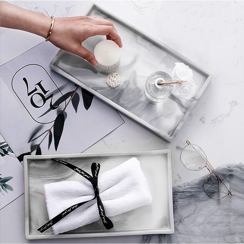 Bonnail_salonマーブルトレイ28×16