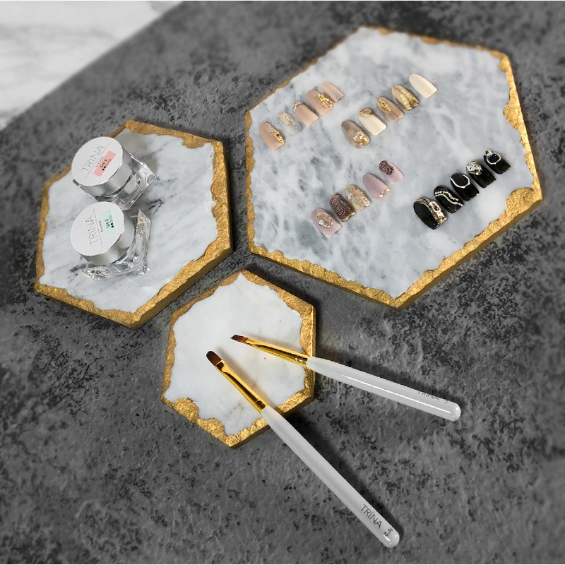 Bonnail_salonニュアンスゴールドエッジ ヘキサゴンストーンS