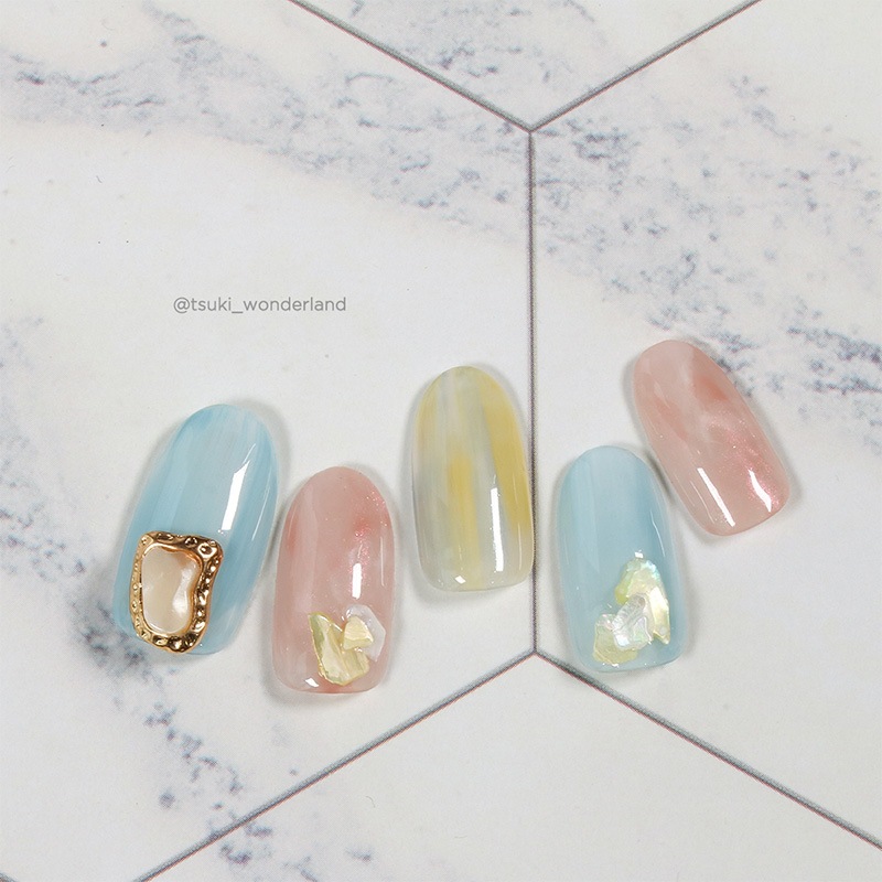 Bonnail 2WAYデザインフォトシート ＃05 サブウェイタイル×ヘキサゴンタイル