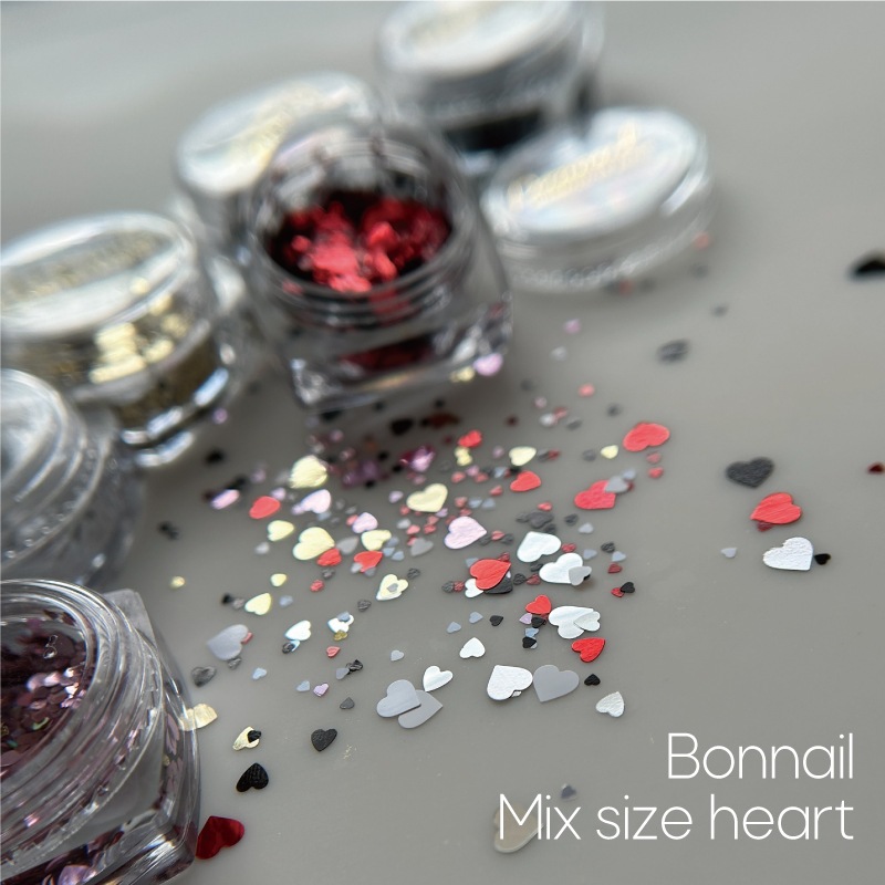 Bonnail ミックスサイズハート 