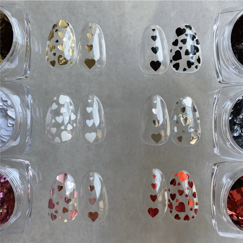 Bonnail ミックスサイズハート 