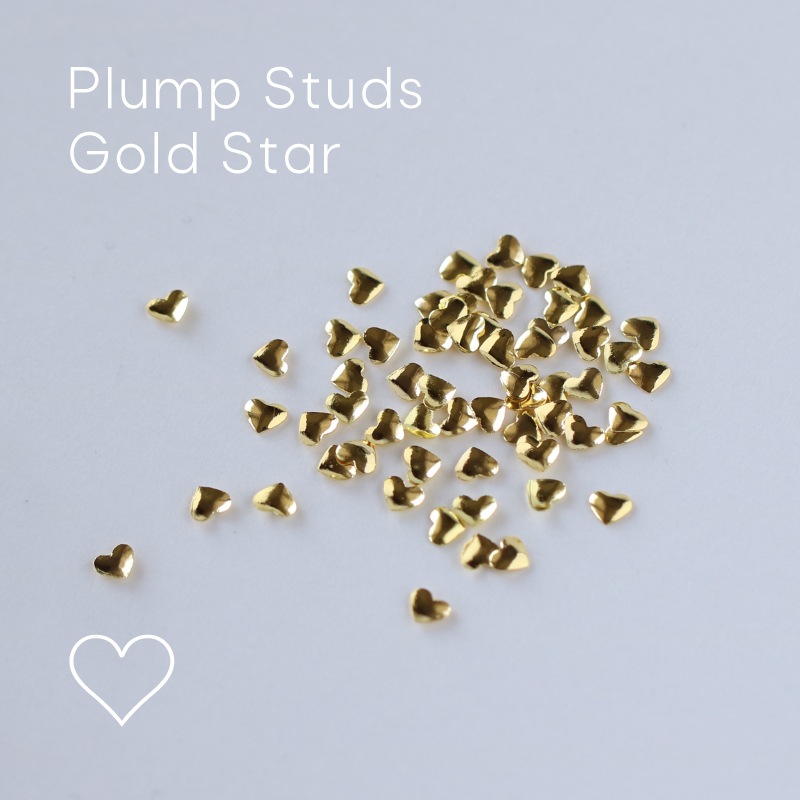 Bonnail プランプスタッズ ゴールド ハート 