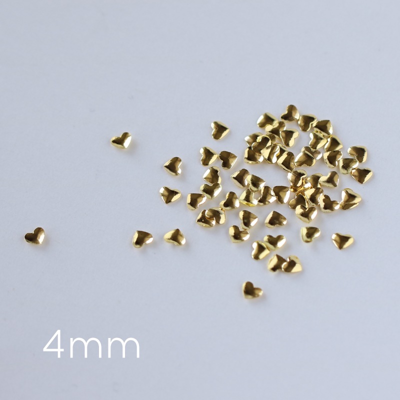 Bonnail プランプスタッズ ゴールド ハート 