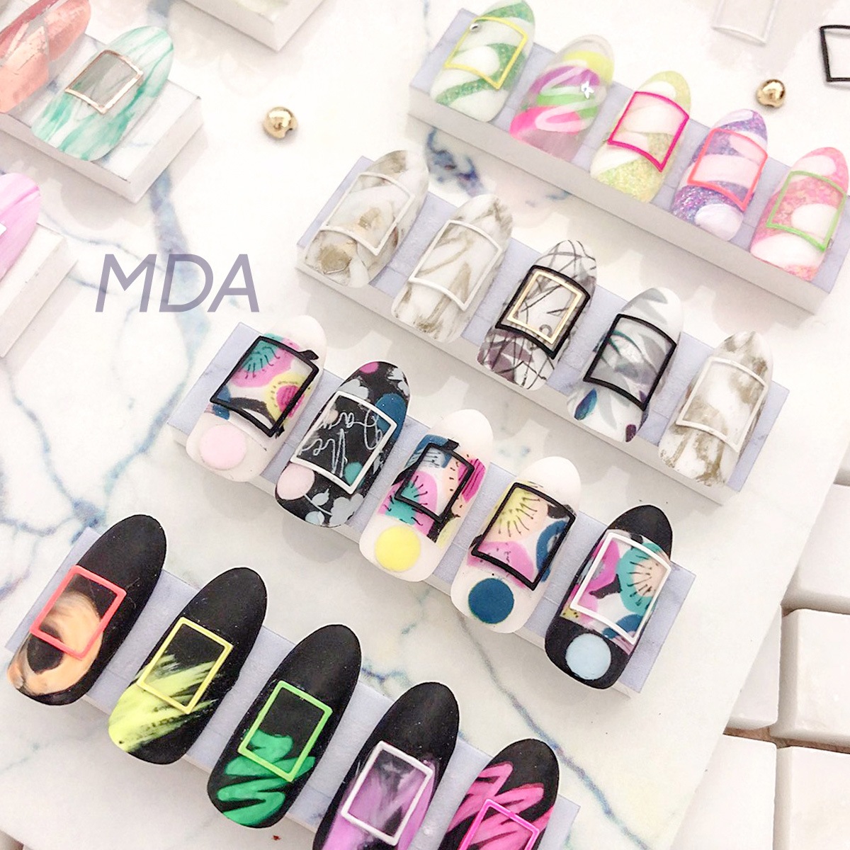 Bonnail×MDANail スクエアフォーカス マットブラック | すべての