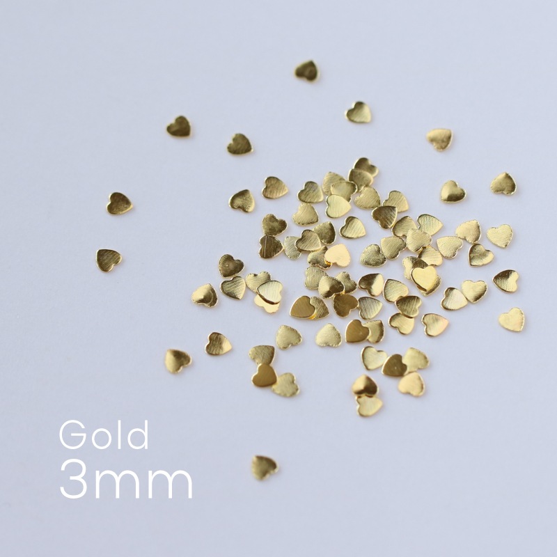 Bonnail フラットスタッズ ハート 