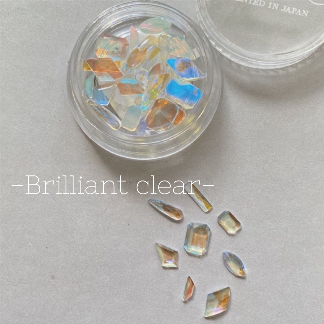 Bonnail Design stone mix ブリリアントクリア