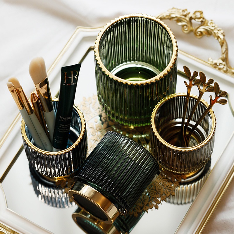 Bonnail_salonガラス&メタル ブラシスタンドM