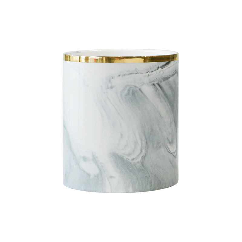 Bonnailグレース ブラシスタンド グレーマーブル ラウンド