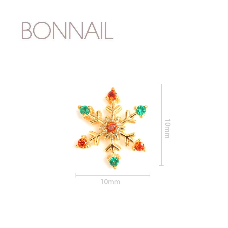 Bonnailクリスマスパーツ カラフルスノーフレーク