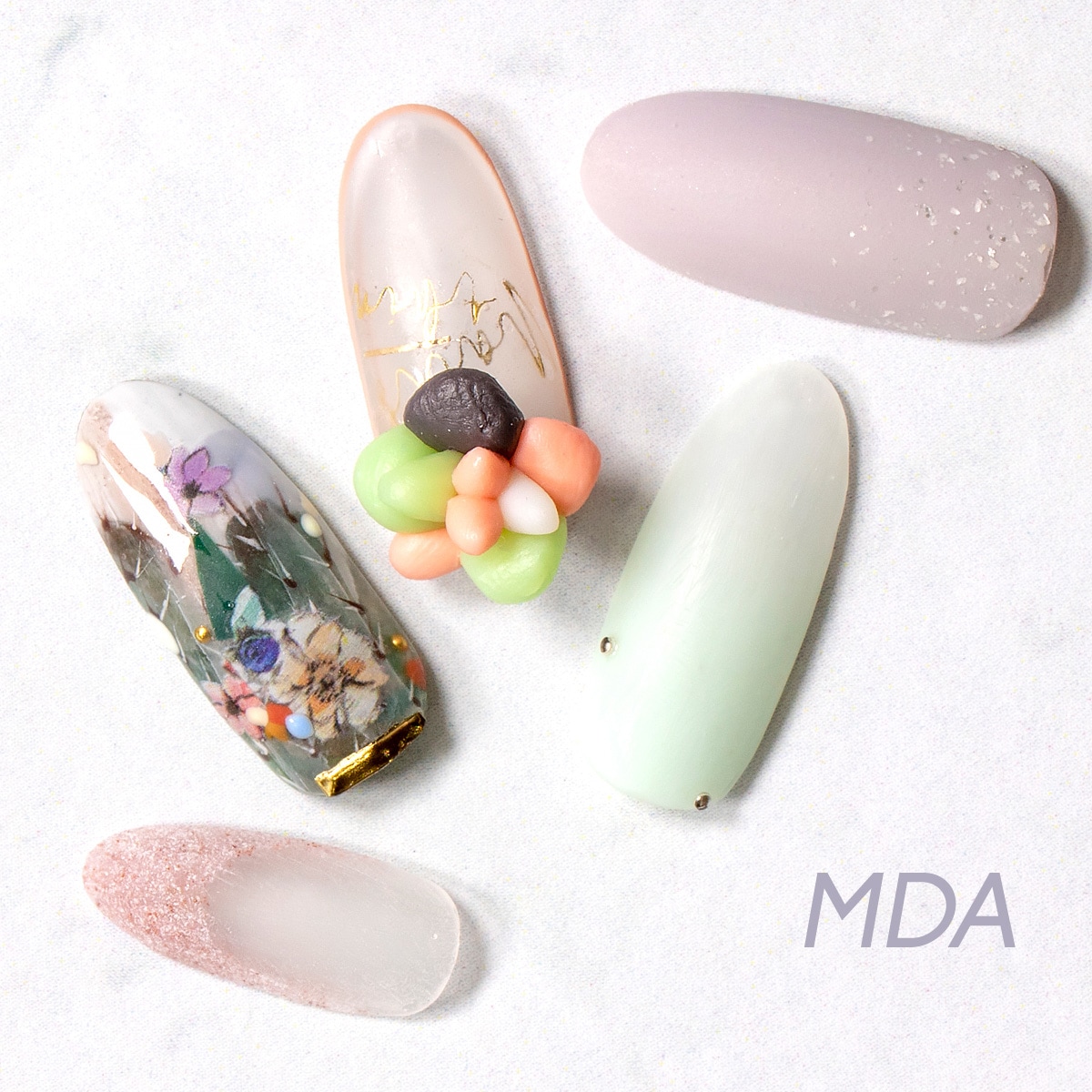 Bonnail×MDANail 多肉ちゃんarizona plants L | BRAND,M.D.A NAiL
