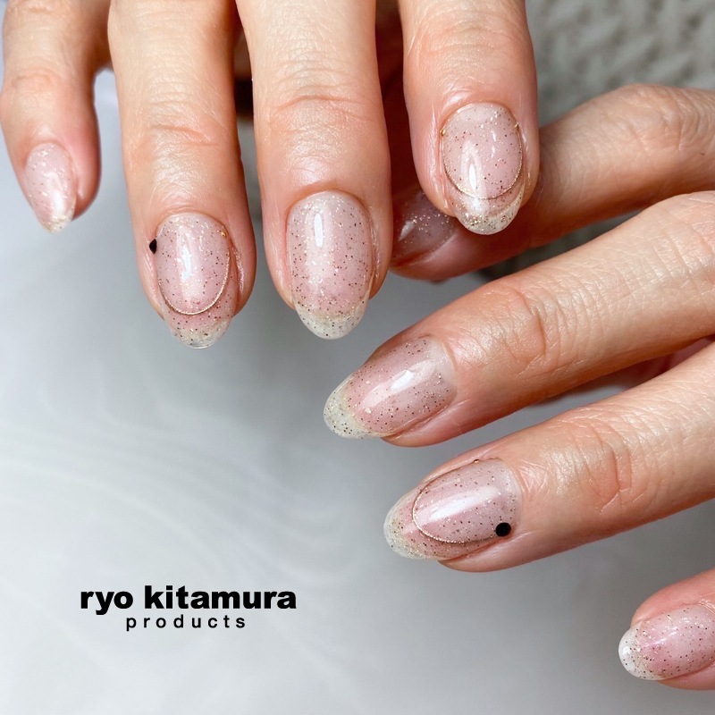 ryo kitamura Mirror Sync Sticker #01 fine french line -natural