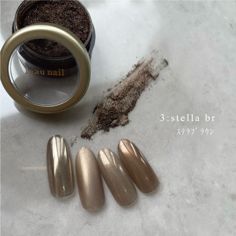 laau nail original gracieux mirror stela brown | BRAND,laau nail