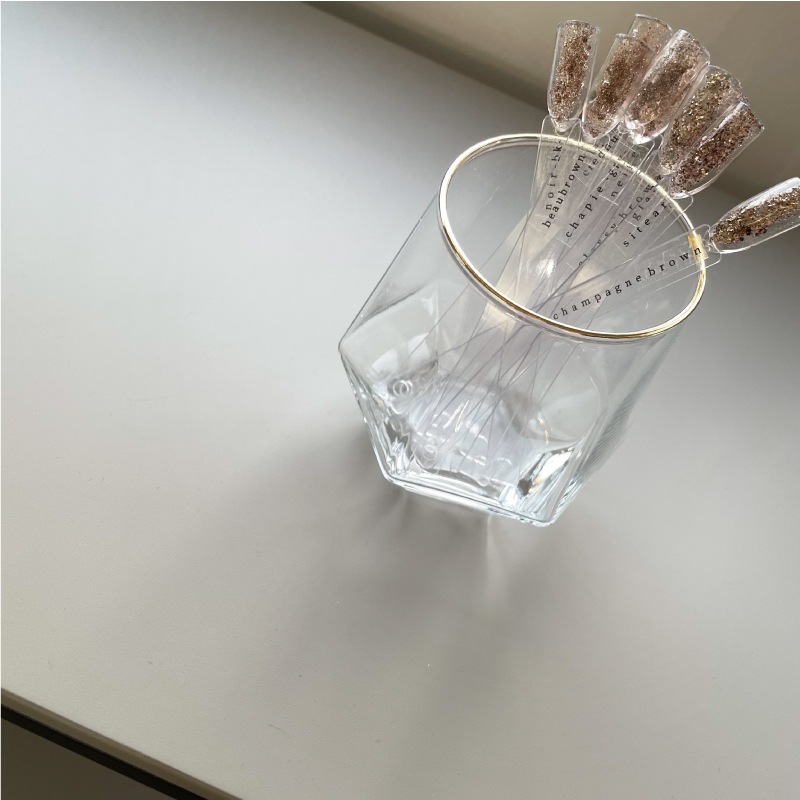 【取り寄せ商品】デザイングラス クリアゴールド