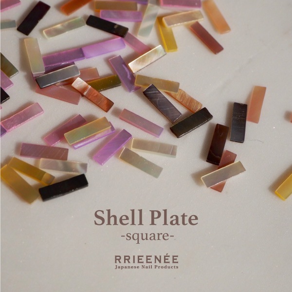 Bonnail×rrieenee shell plate square