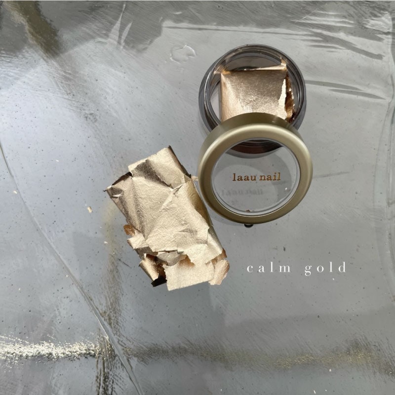 laau nail ラメ11セット＋calm gold 箔＋その他ゴールド小物 laau nail