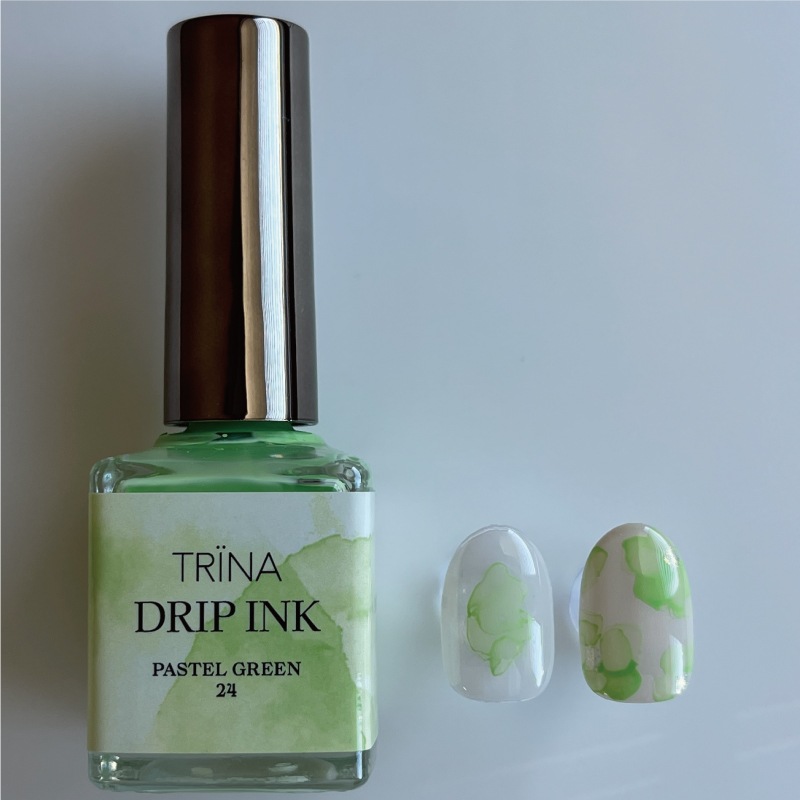 TRINA DRIP INK 24 pastel green