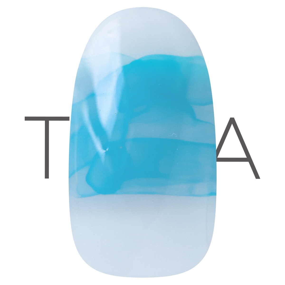 TRINA DRIP INK 26 turquoise blue