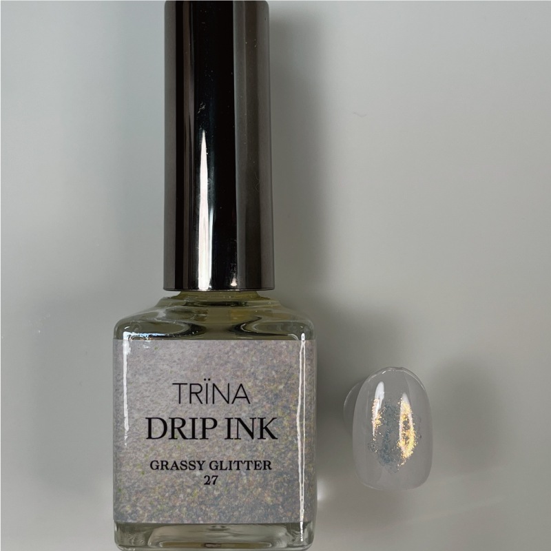 TRINA DRIP INK 27 grassy glitter